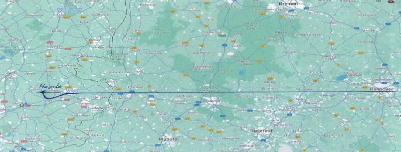 Route Halifax Mk.BIII NR251, 158e sq R.A.F.