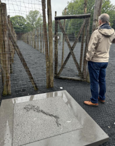 De beruchte rozentuin in Kamp Amersfoort